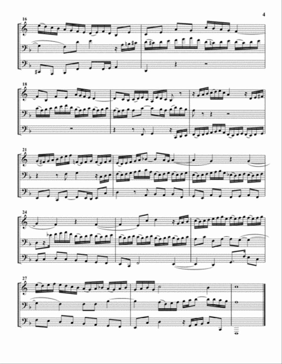 Five Sets of Preludes and Fugues Brass Ensemble scores gallery preview page 5