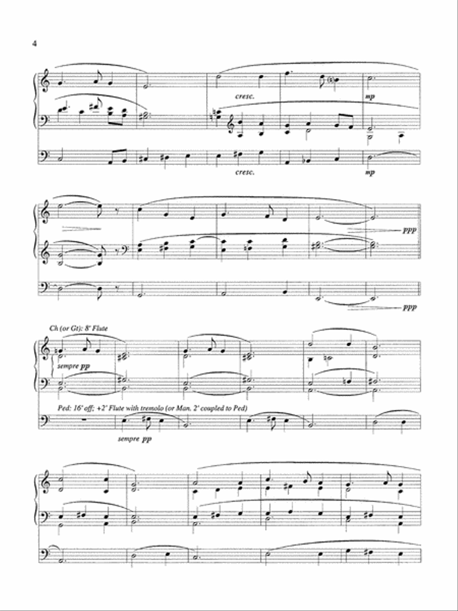 Meditation on Silent Night Organ scores gallery preview page 2