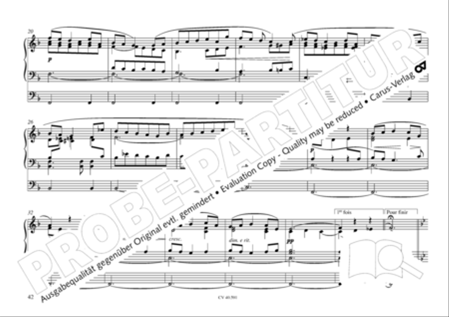 Free Organ Music from the Romantic Period, Vol. III (Freie Orgelmusik der Romantik, Band III) Organ scores gallery preview page 43