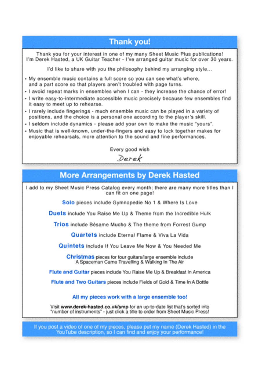 Carillon Guitar scores gallery preview page 2