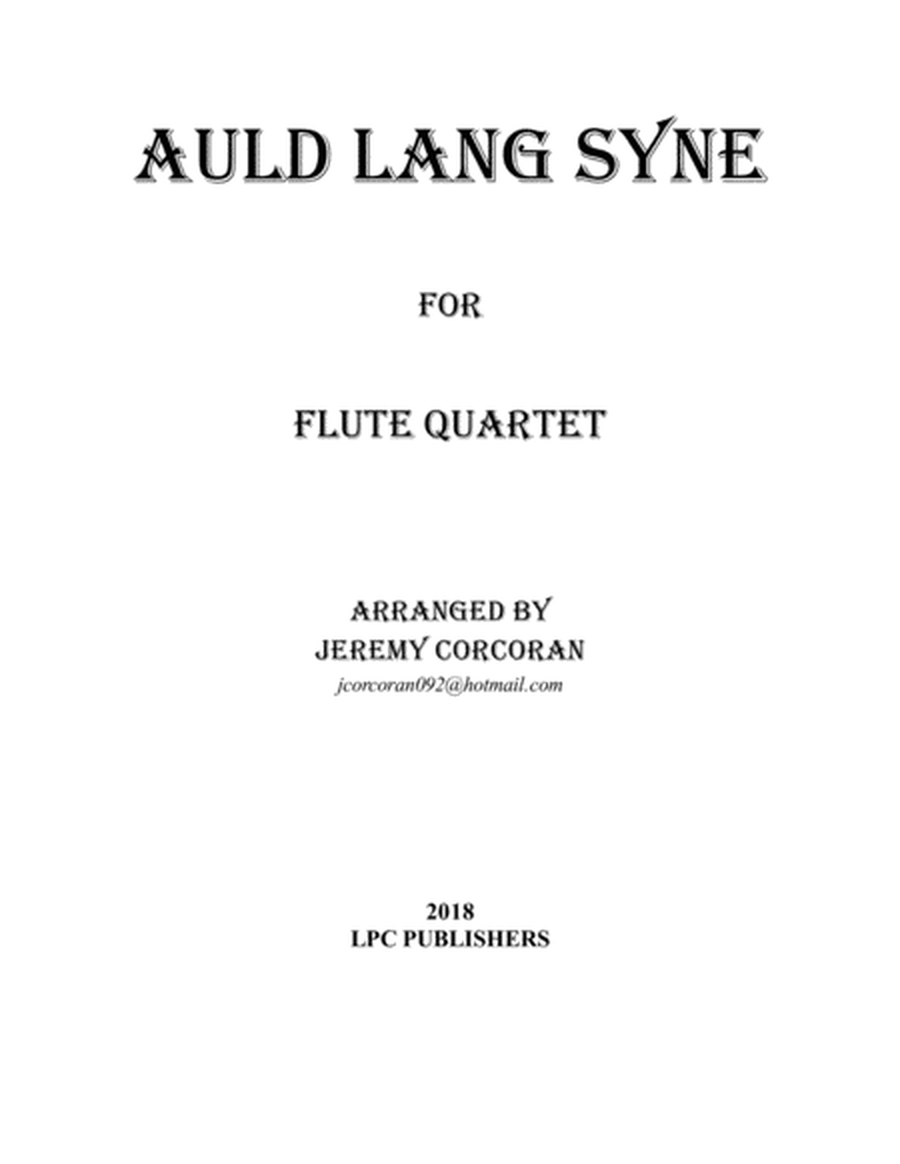 Auld Lang Syne for Flute Quartet image number null