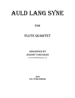 Book cover for Auld Lang Syne for Flute Quartet