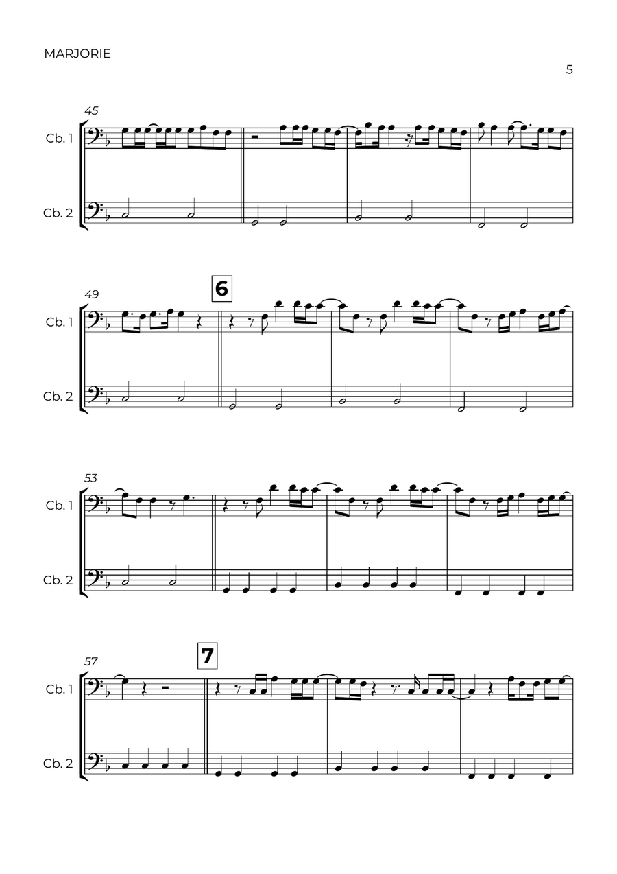 Marjorie String Duet scores gallery preview page 5