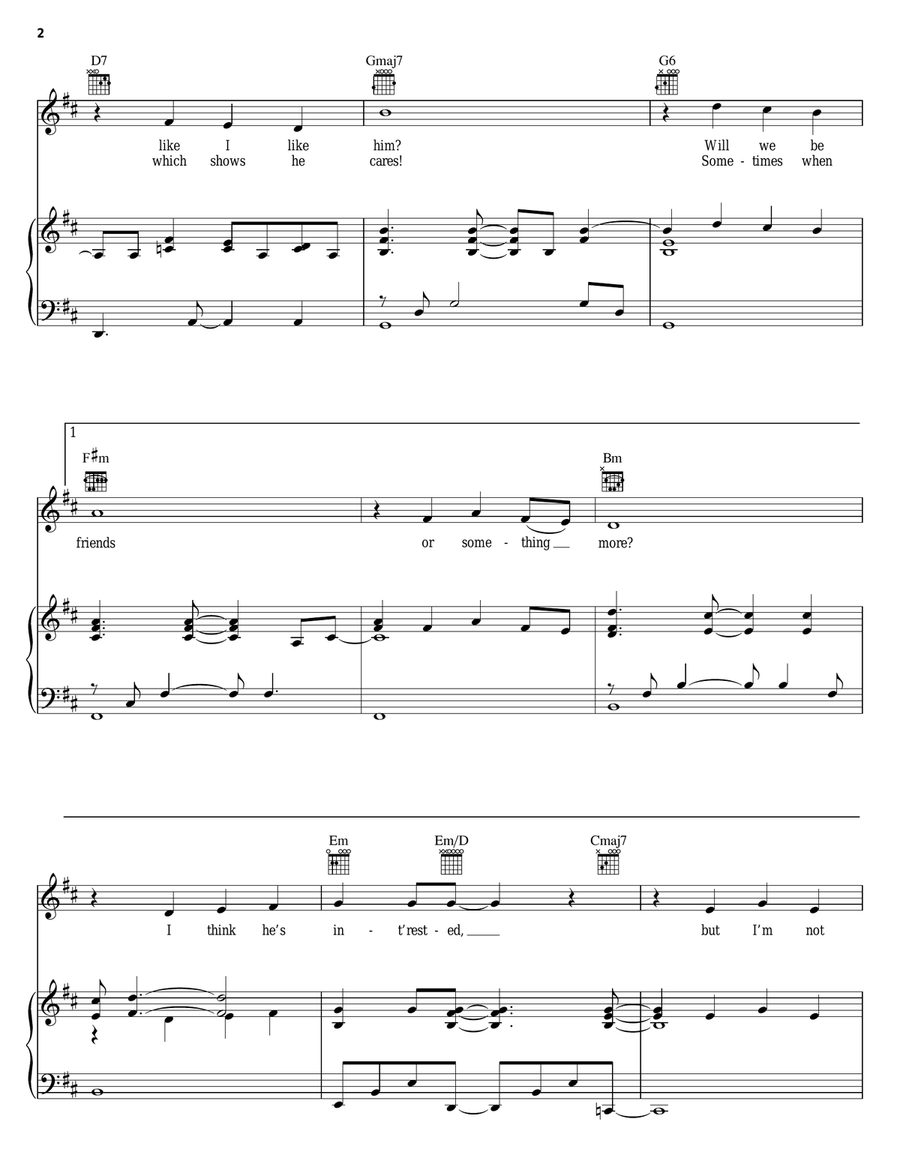 Mix Tape (from Avenue Q) Piano, Vocal, Guitar scores gallery preview page 2