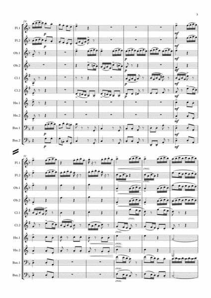 Dvorak: Serenade for Strings Op.22 Mvt. III Scherzo - wind dectet image number null