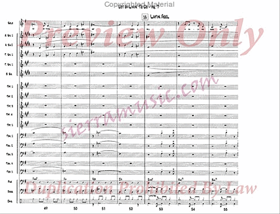 Lot Of Livin' To Do Jazz Ensemble scores gallery preview page 8