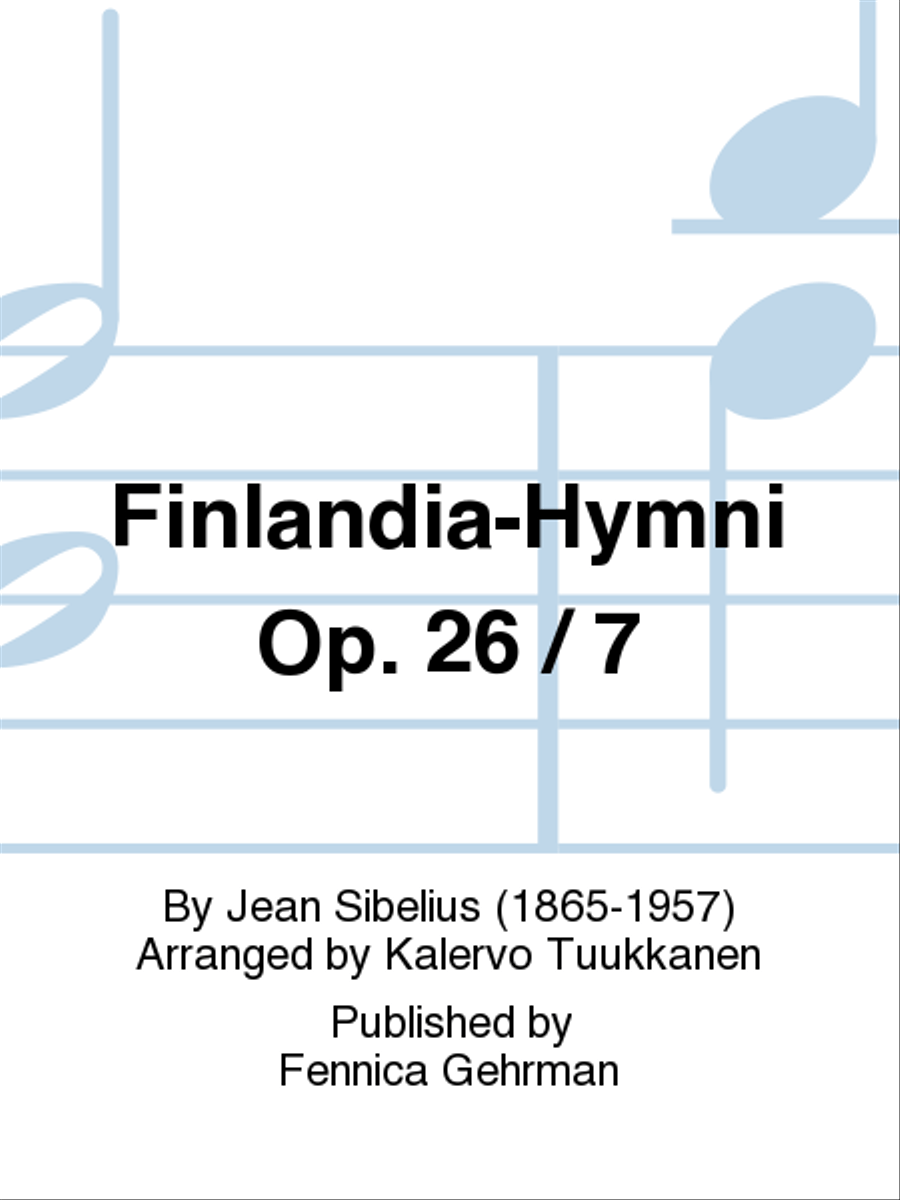 Finlandia-hymni op 26/7 Finlandia-hymni op 26/7 Mixed Choir scores gallery preview page 1