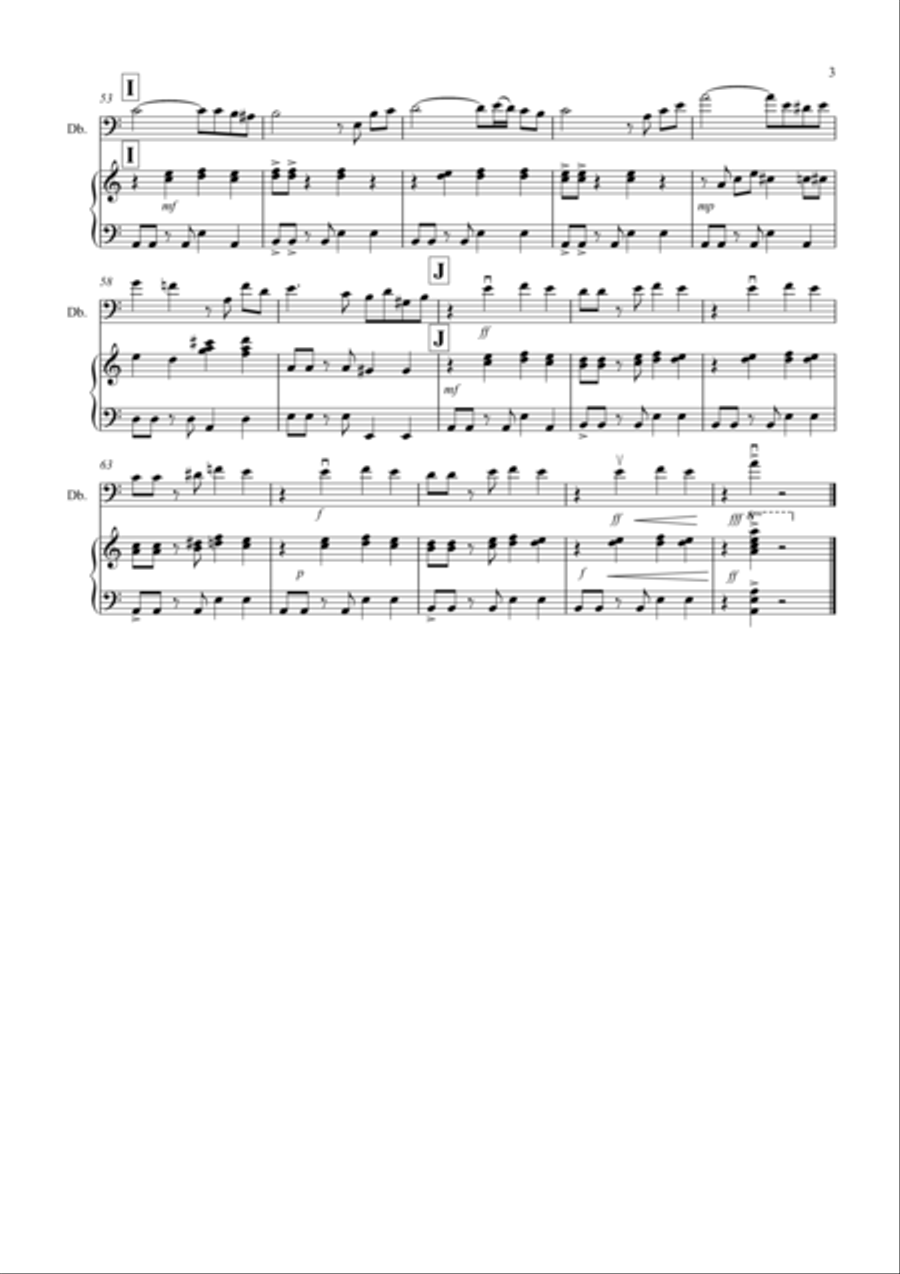 Tasty Tango for Double Bass and Piano String Duet scores gallery preview page 3