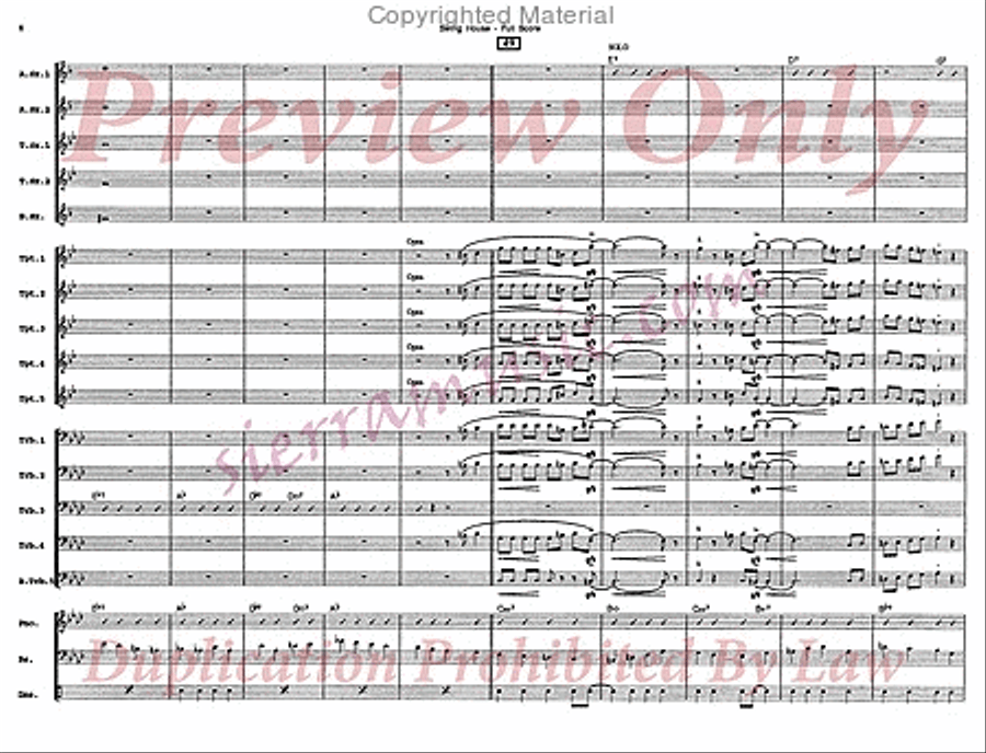Swing House Swing House Jazz Ensemble scores gallery preview page 7