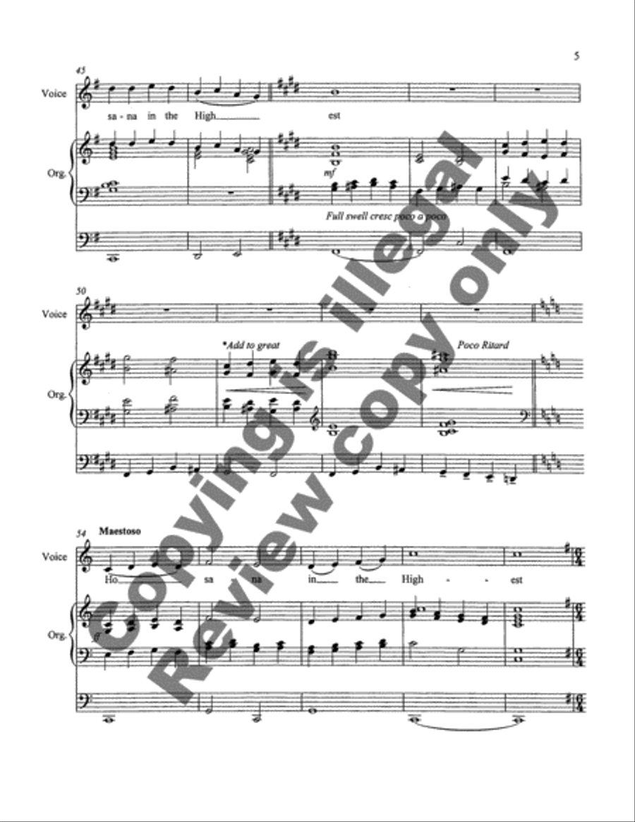 The Somerville Service (Communtion Service Mass) Choir scores gallery preview page 5