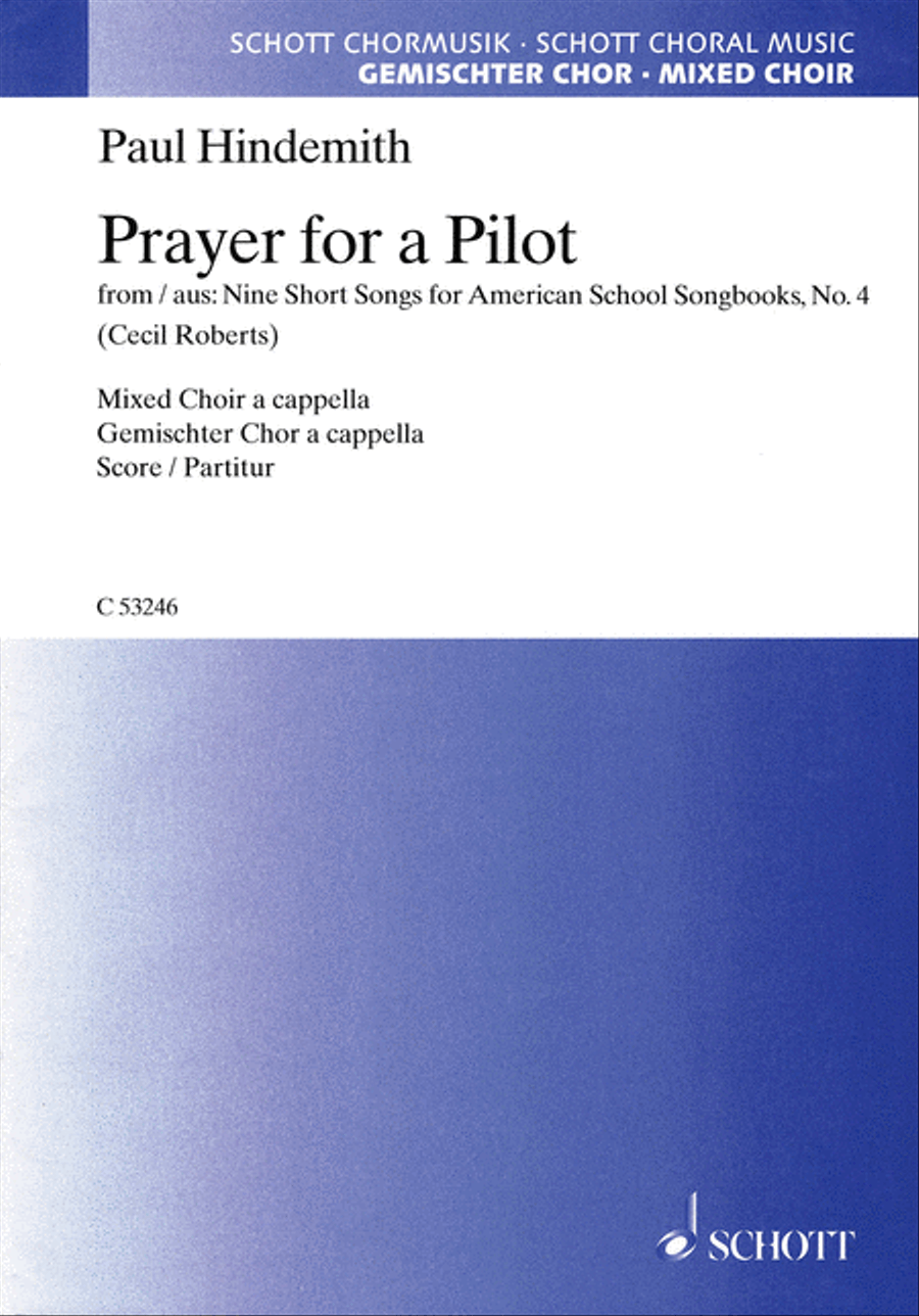 Prayer for a Pilot 4-Part scores gallery preview page 1