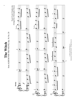 Book cover for The Witch, Op. 39, No. 20 (arr. Christopher Hussey)