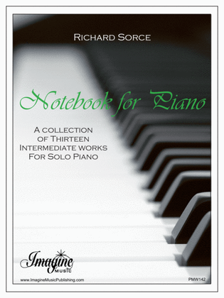 Book cover for Notebook for Piano