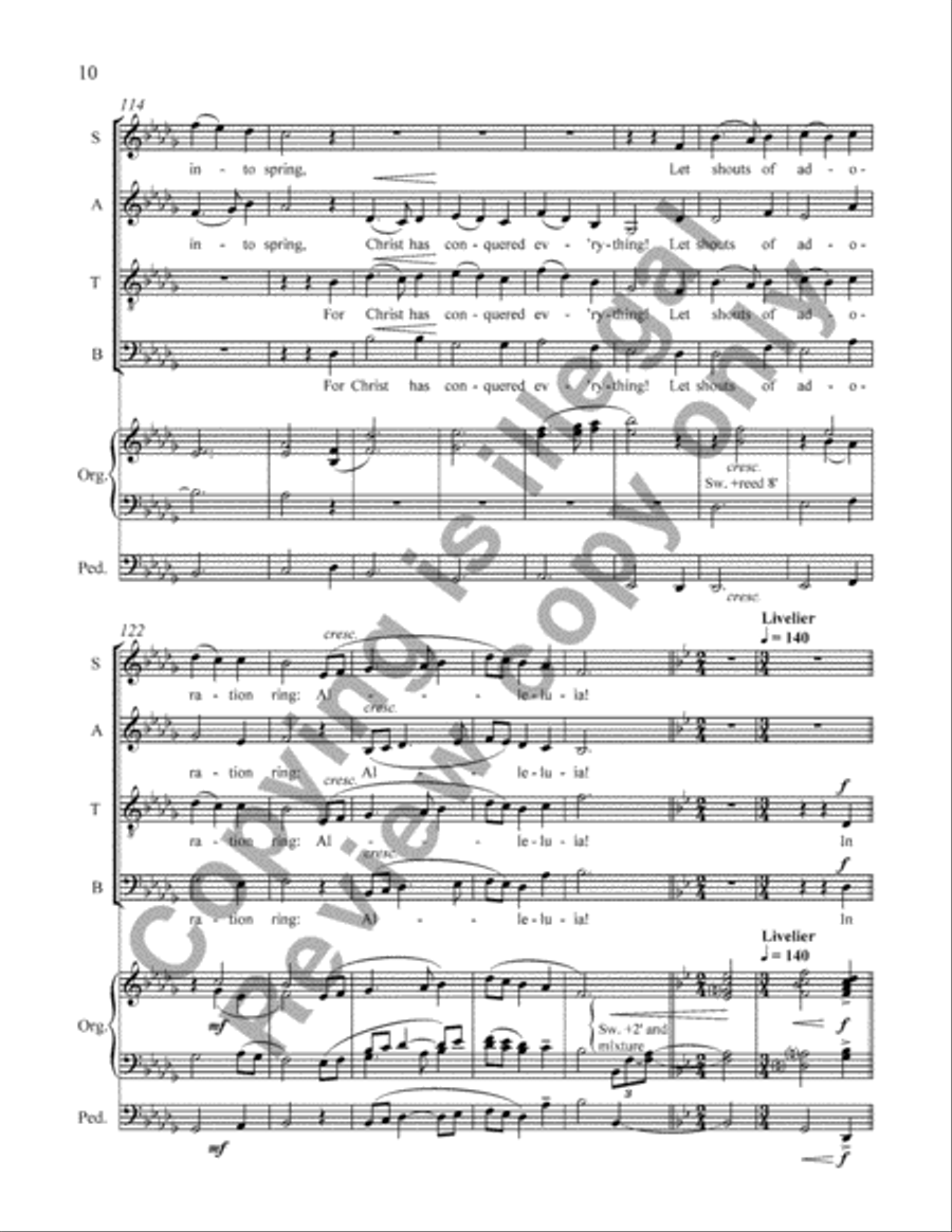 This Peerless Dawn 4-Part scores gallery preview page 29
