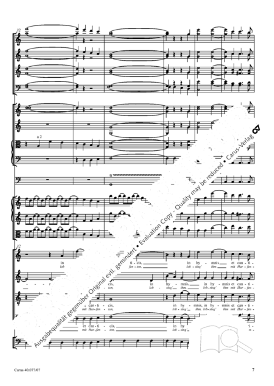 Lauda Sion 4-Part scores gallery preview page 20