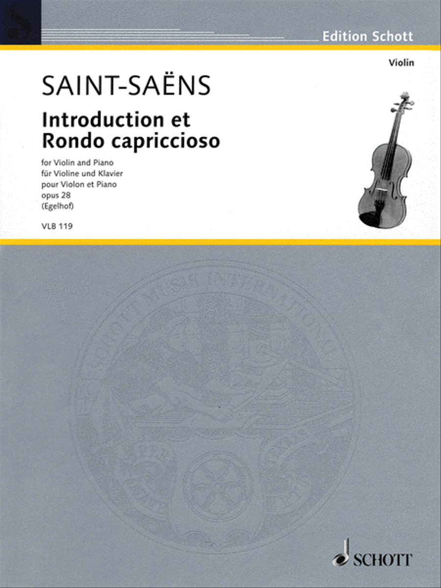 Introduction et Rondo Capriccioso, Op. 28 Violin Solo scores gallery preview page 1