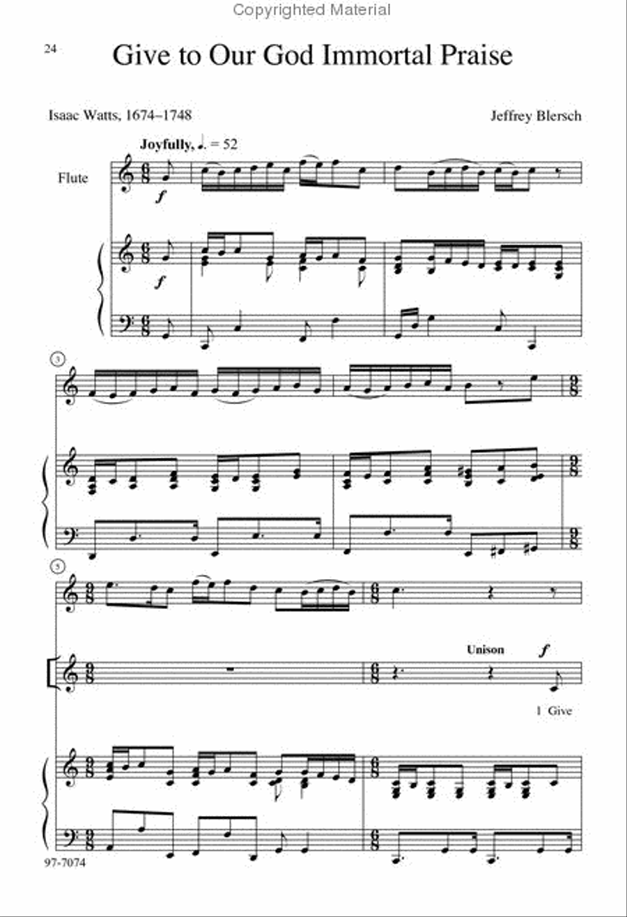 Children Rejoice and Sing Unison Choir scores gallery preview page 5