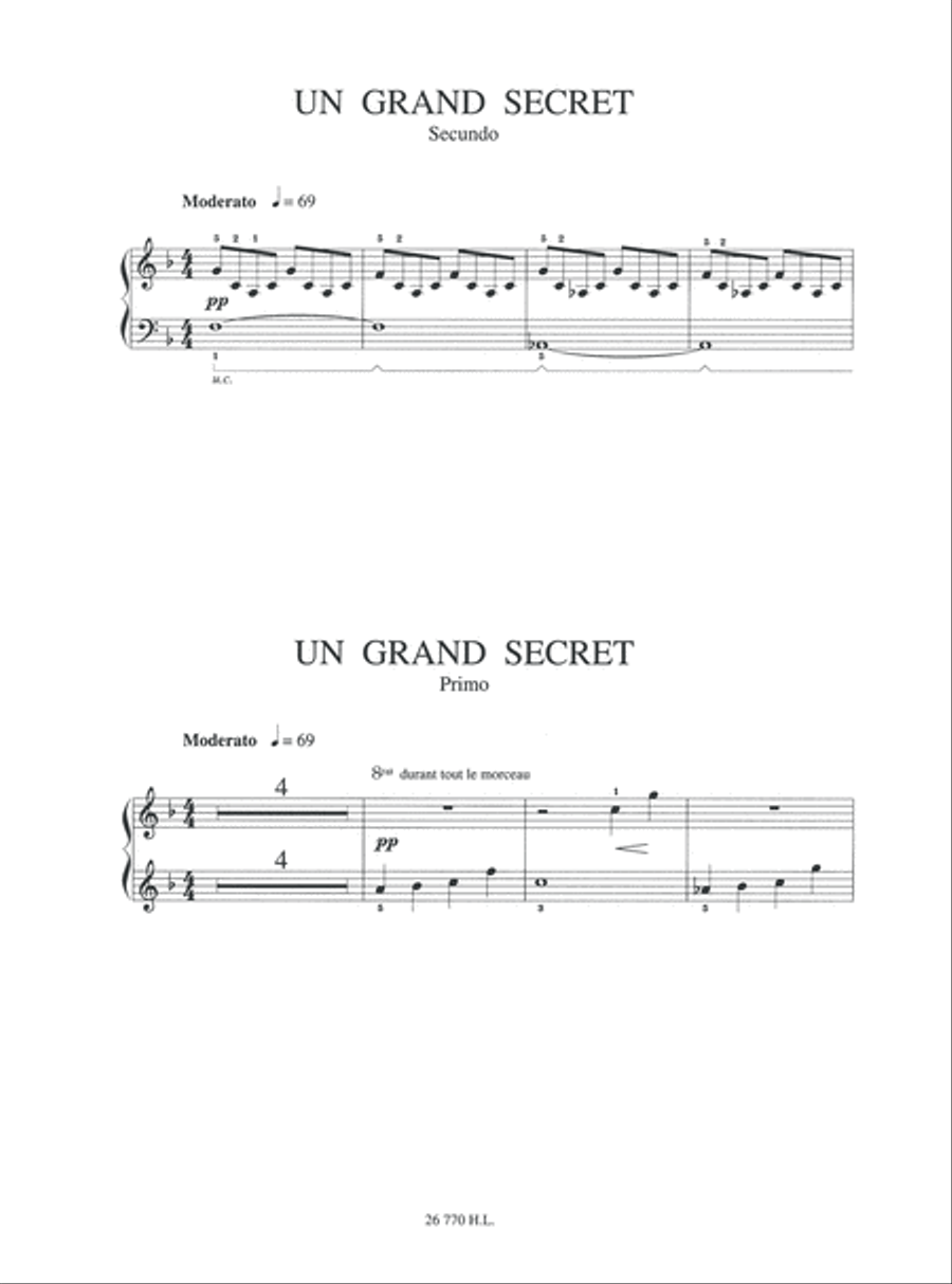 Mes premiers pas a quatre mains - Volume 2 Piano Duet scores gallery preview page 7