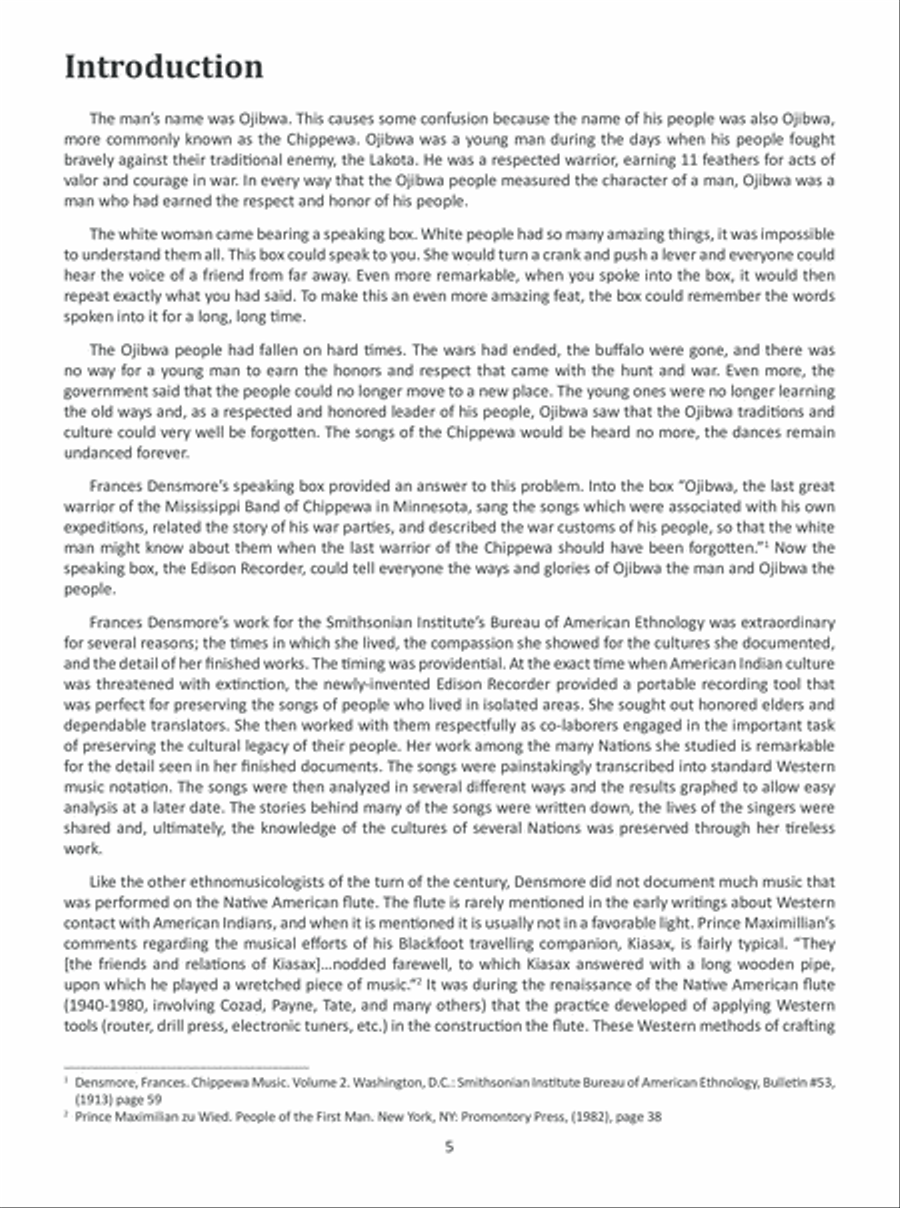 Songs of the Nations: American Indian Music Adapted for the Native American Flute Flute Solo scores gallery preview page 6