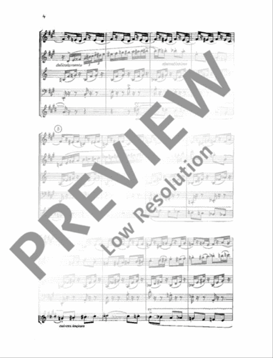 Quintet No. 1 Woodwind Quintet scores gallery preview page 5