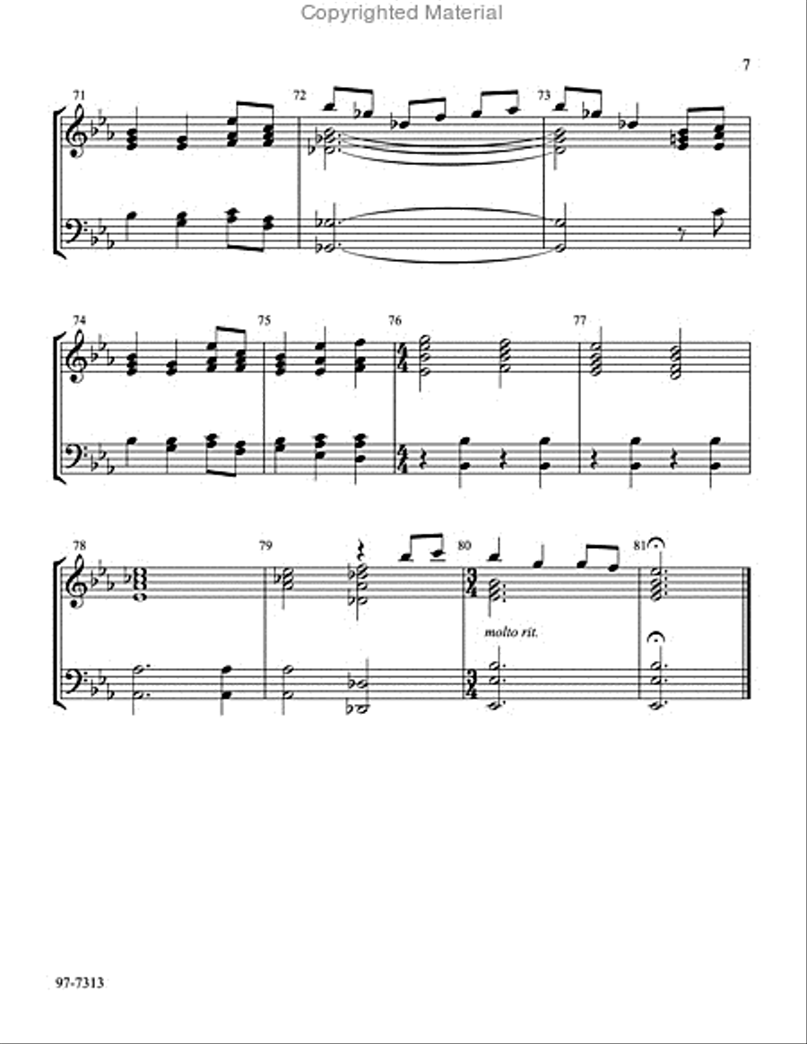 Rock of Ages Rock of Ages Handbell Choir scores gallery preview page 5