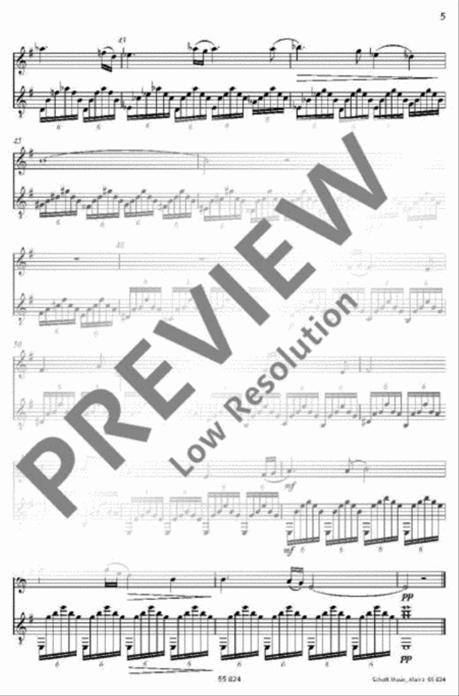 Cantilena Flute scores gallery preview page 5