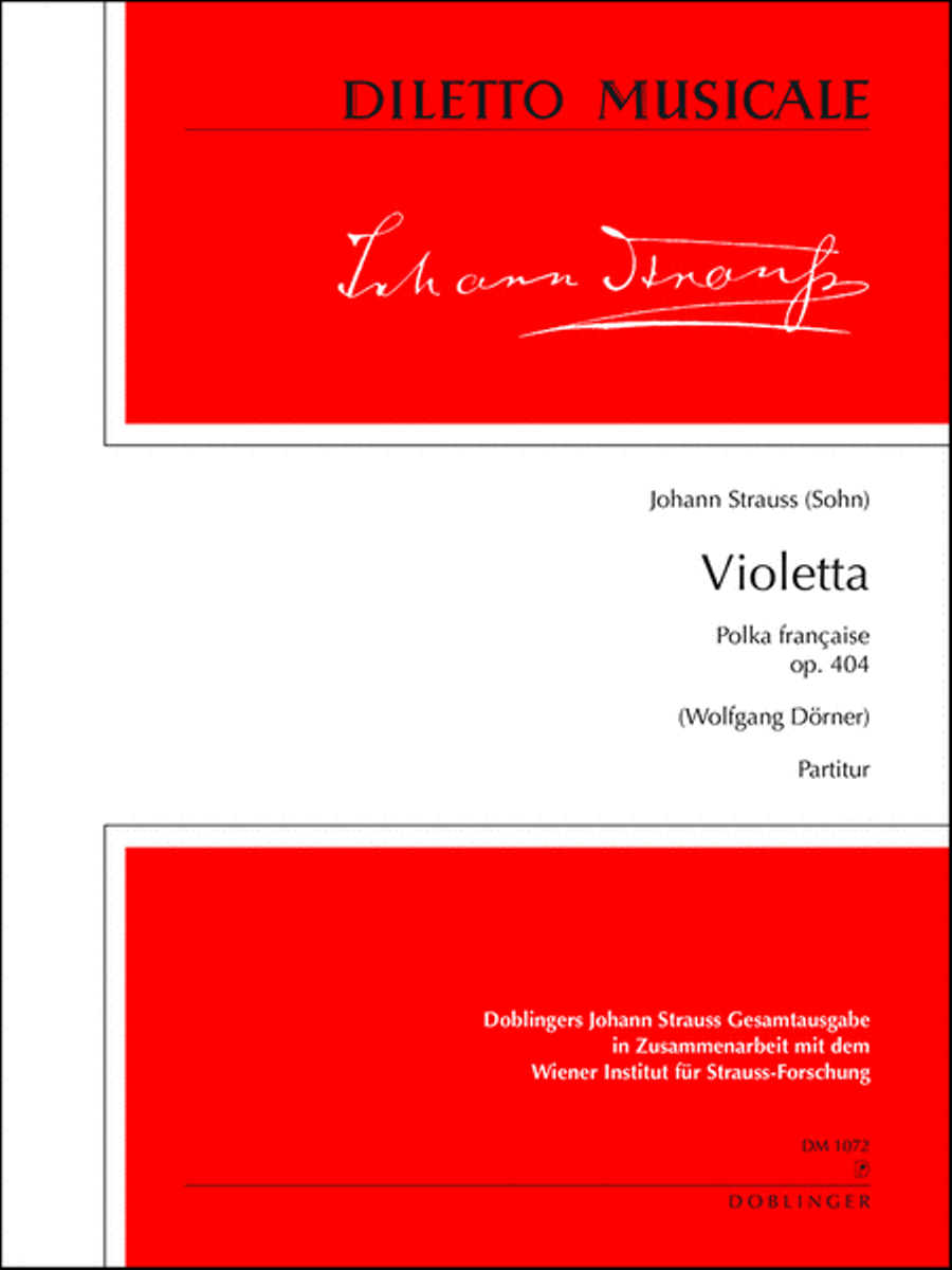 Violetta op. 404 Orchestra scores gallery preview page 1