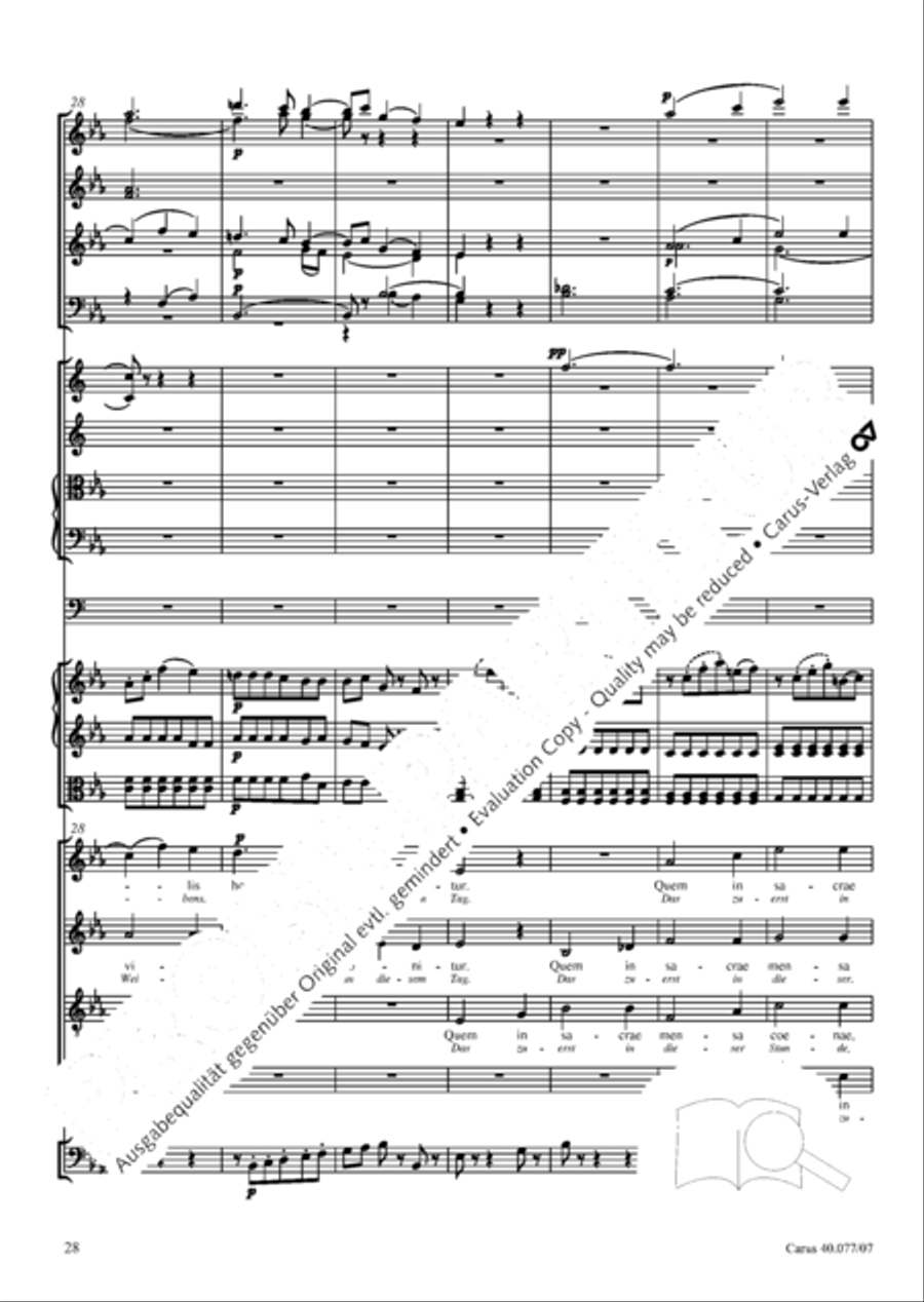 Lauda Sion 4-Part scores gallery preview page 41