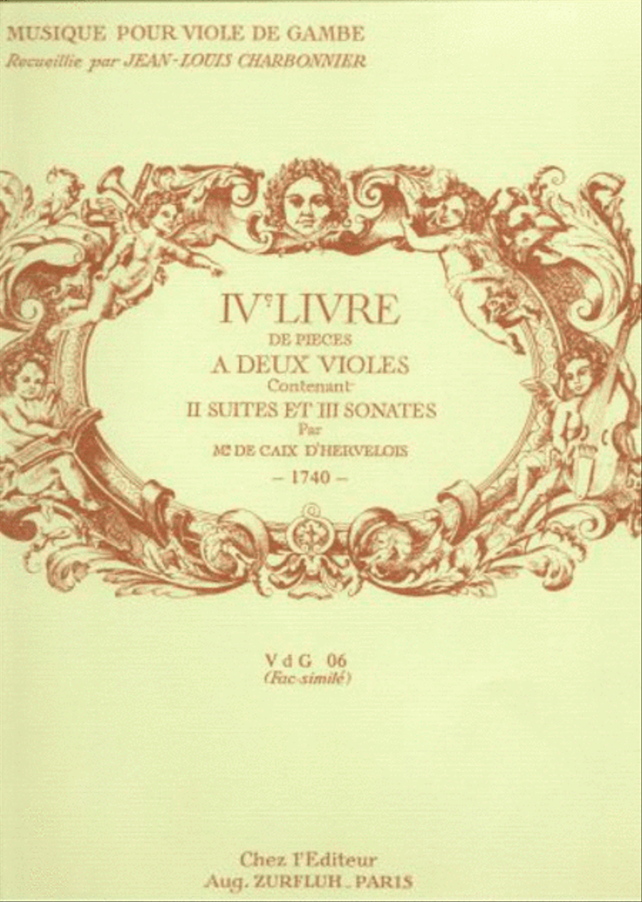 4ème livre de pièces à 2 violes School and Community scores gallery preview page 1