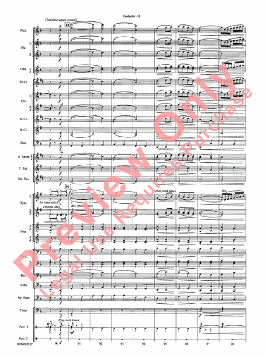 Brighton Beach Brighton Beach Concert Band scores gallery preview page 15