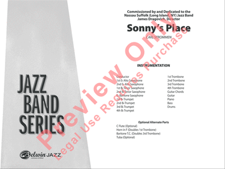 Sonny's Place Jazz Ensemble scores gallery preview page 2