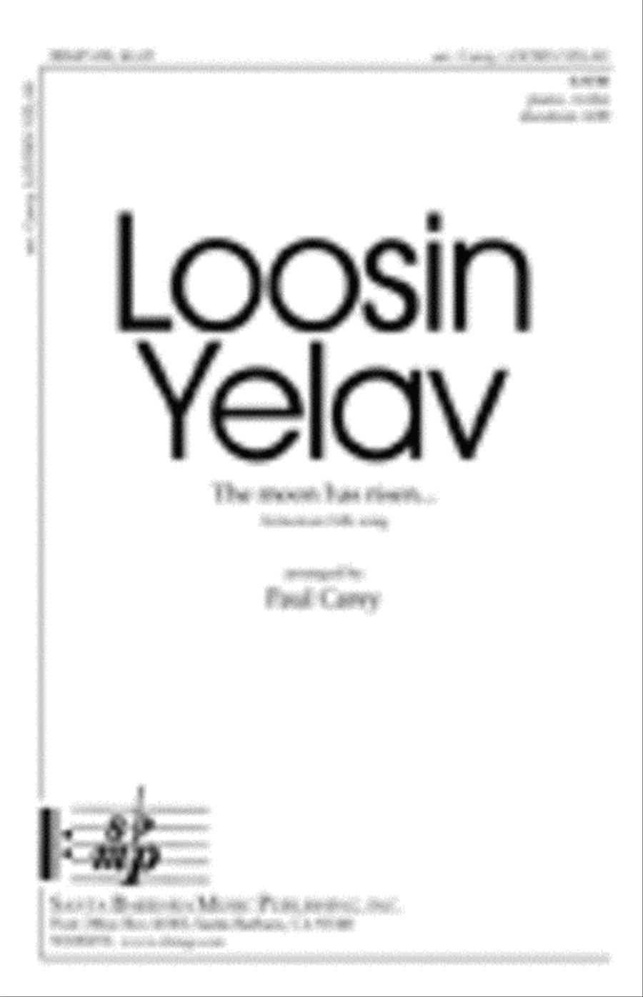 Loosin Yelav - Violin part Violin Solo scores gallery preview page 1