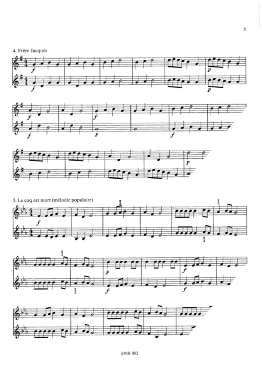 Duet Album Vol. 2 Clarinet Duet scores gallery preview page 6