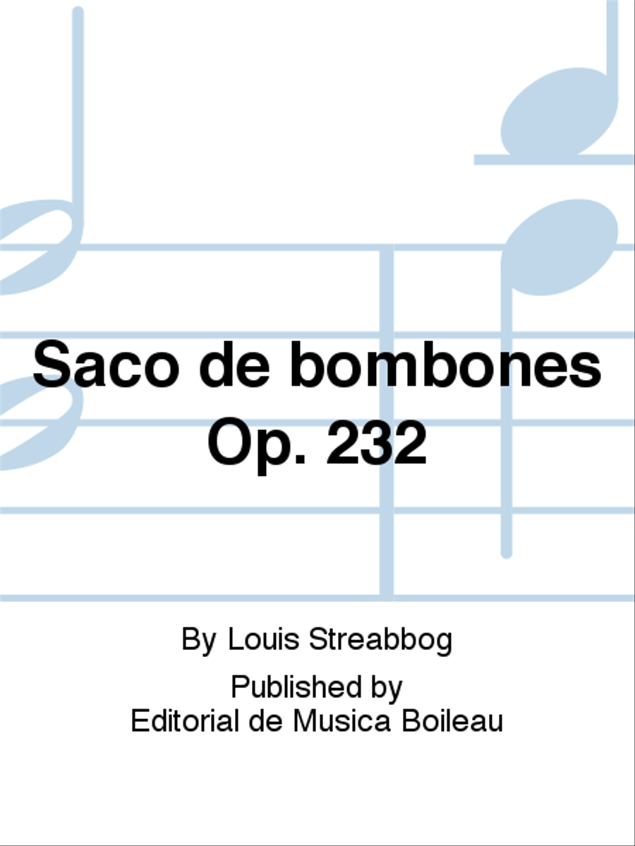 Saco de bombones Op. 232 Piano Duet scores gallery preview page 1