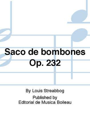 Book cover for Saco de bombones Op. 232