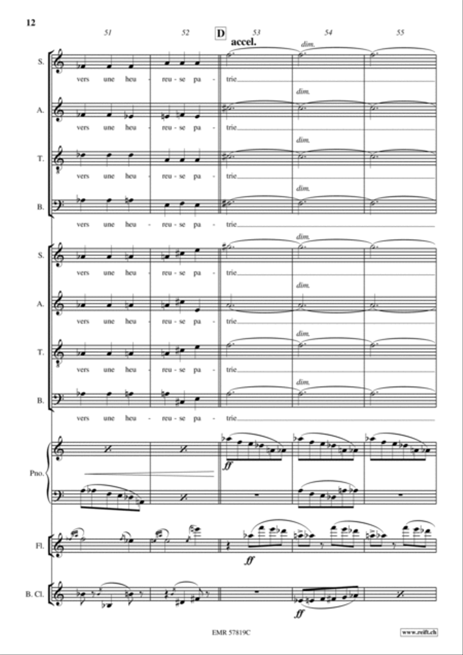 Je sais maintenant que je ne possede rien Mixed Choir scores gallery preview page 13