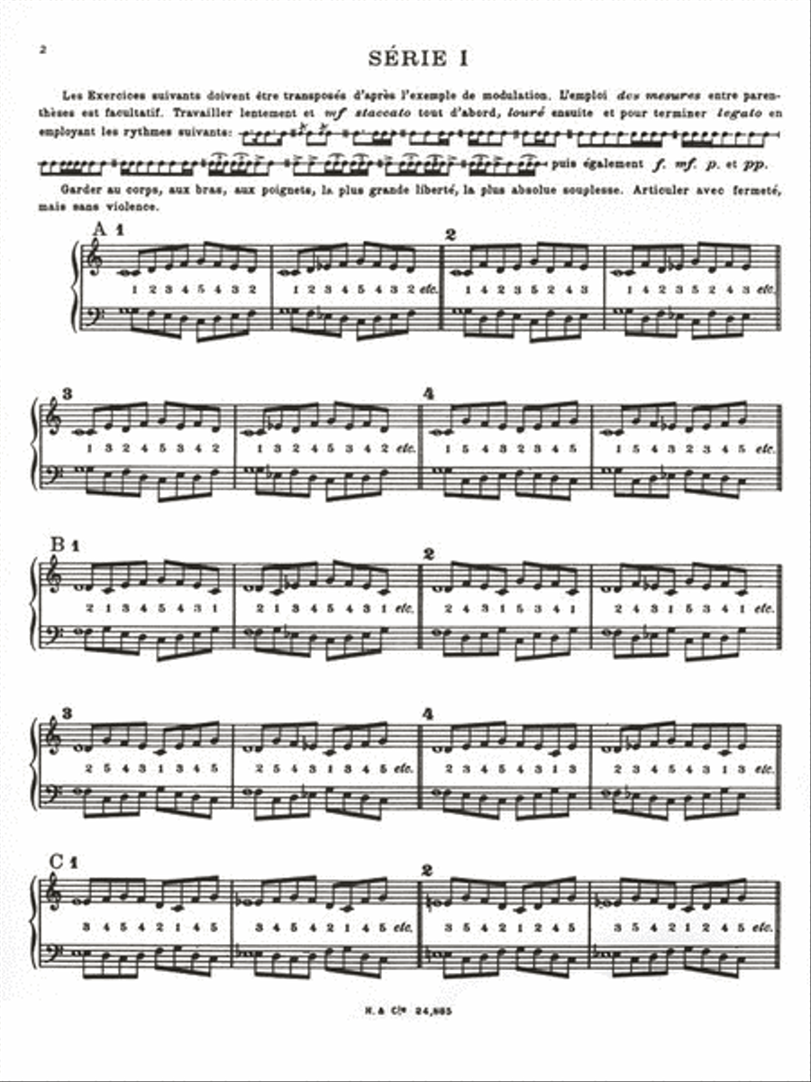 Exercises Of Medium Difficulty, Op. 50 Piano Method scores gallery preview page 2