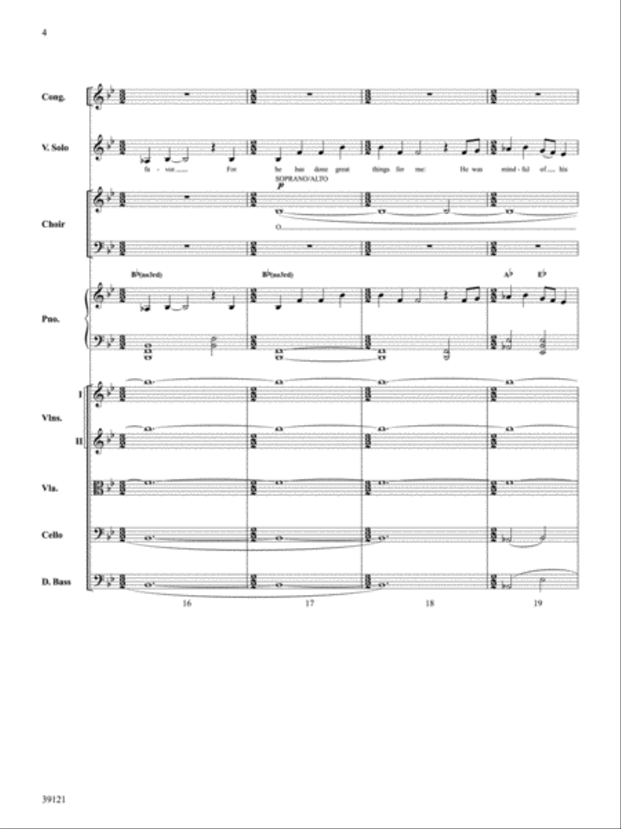 Magnificat & Nunc Dimittis Choir scores gallery preview page 5