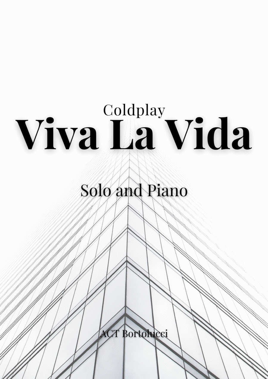 Viva La Vida Piano scores gallery preview page 1