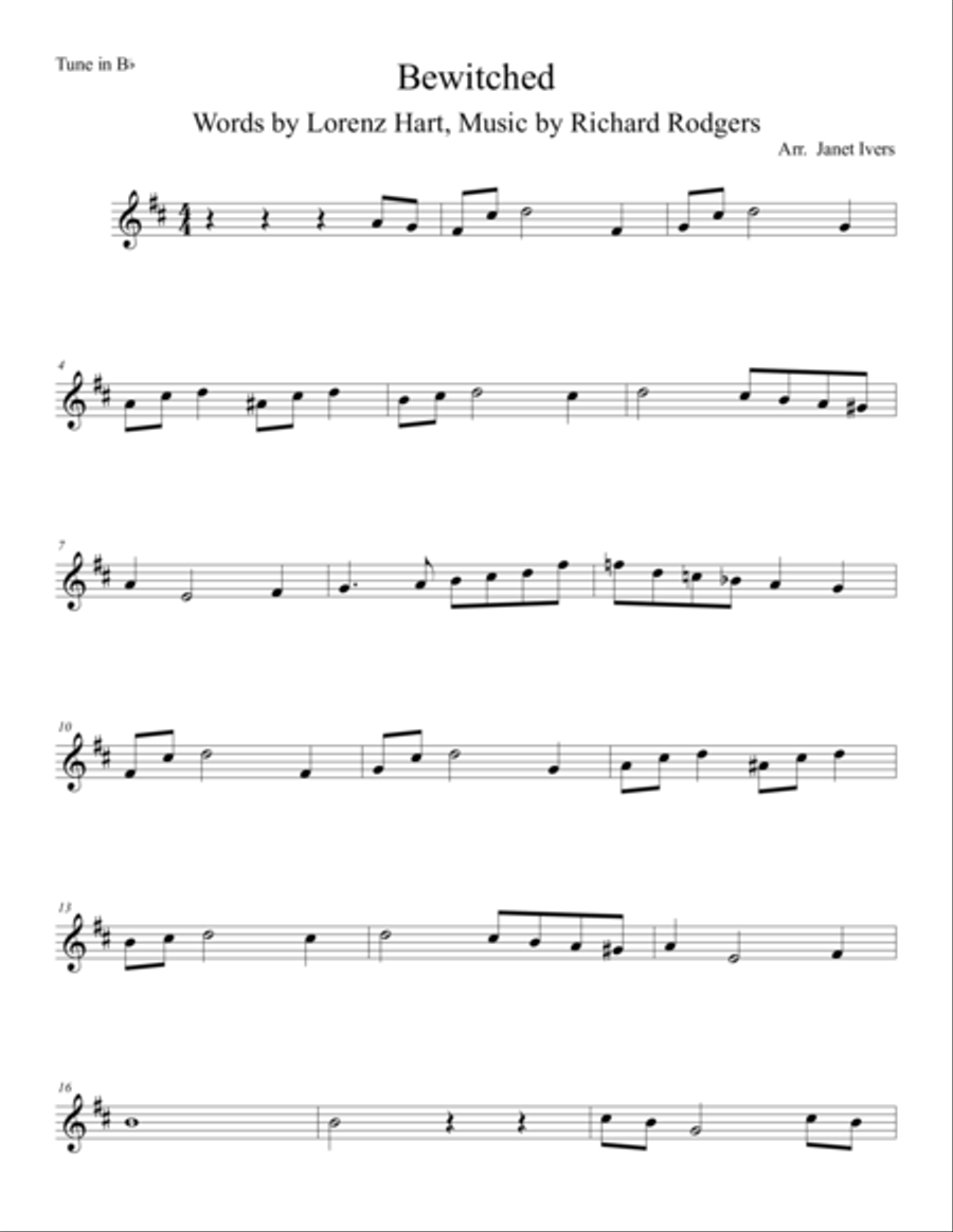 Bewitched Jazz Ensemble scores gallery preview page 6