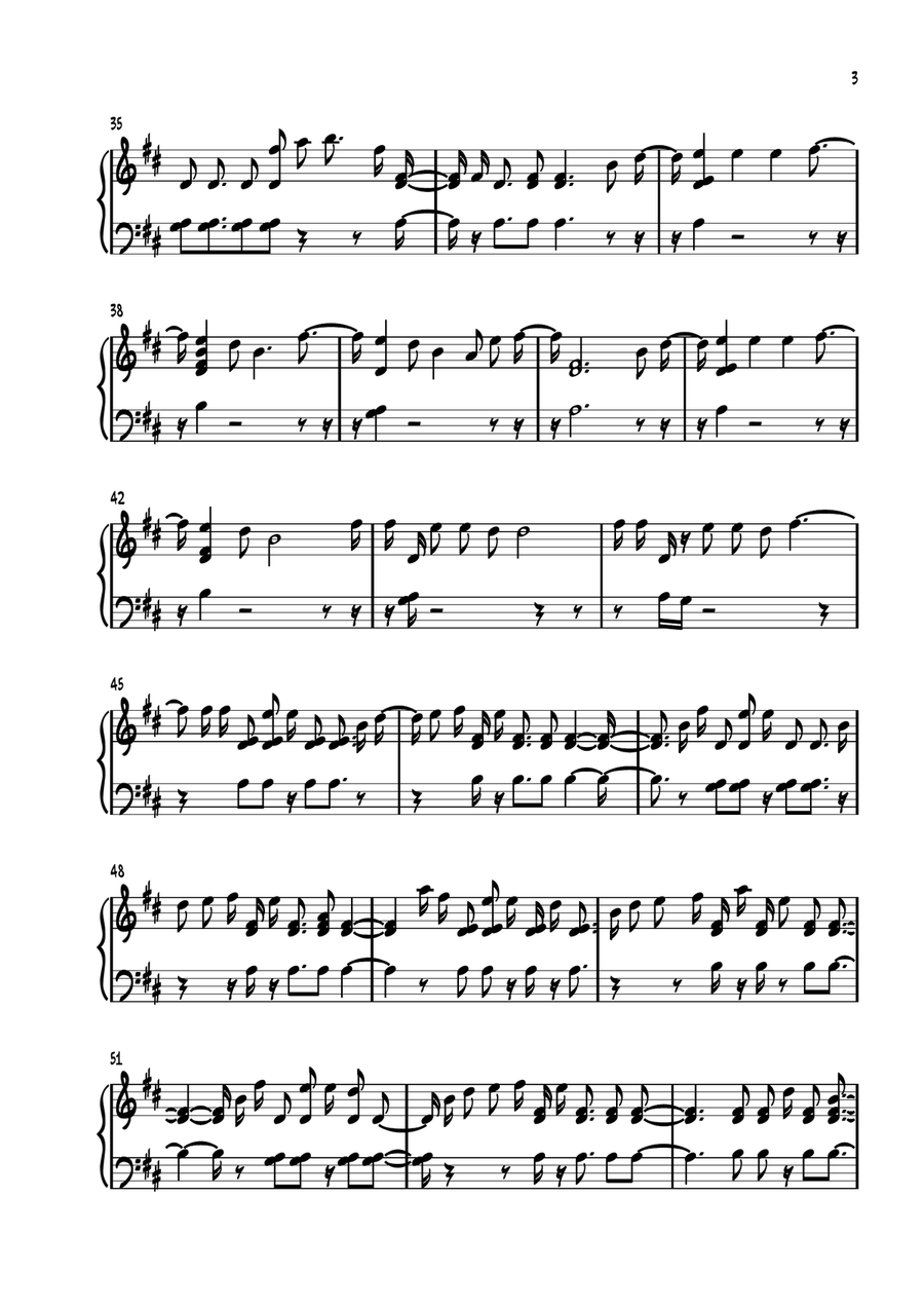 Echo Piano Solo scores gallery preview page 3