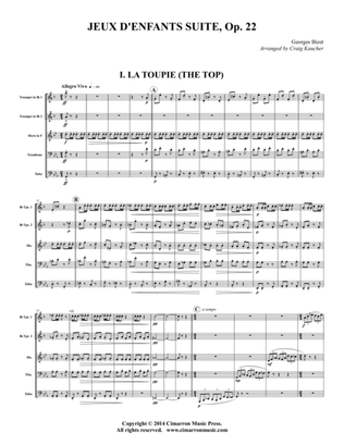 Book cover for Jeux D'Enfants Suite, Op. 22