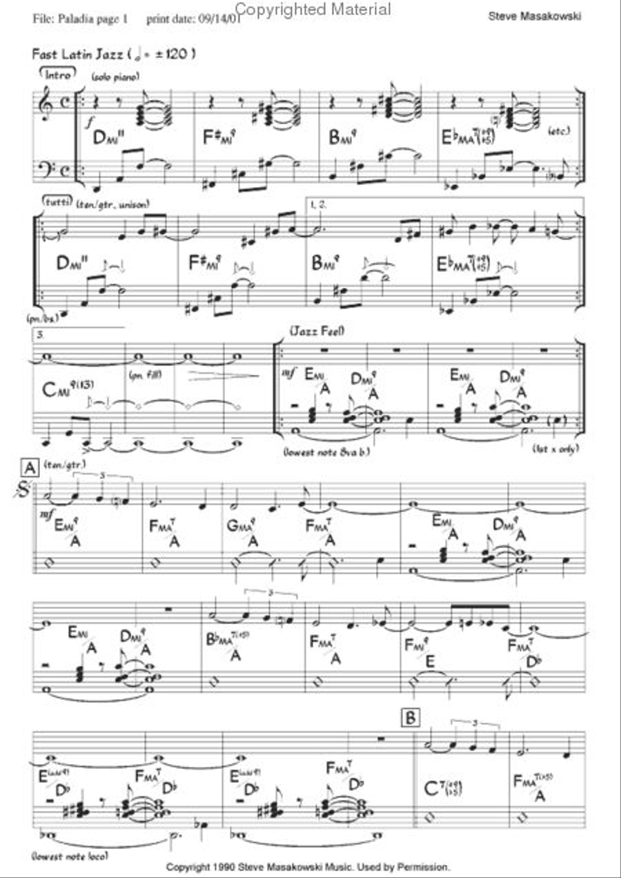All-Jazz Real Book Piano scores gallery preview page 2