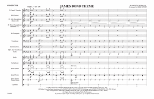 Book cover for James Bond Theme: Score