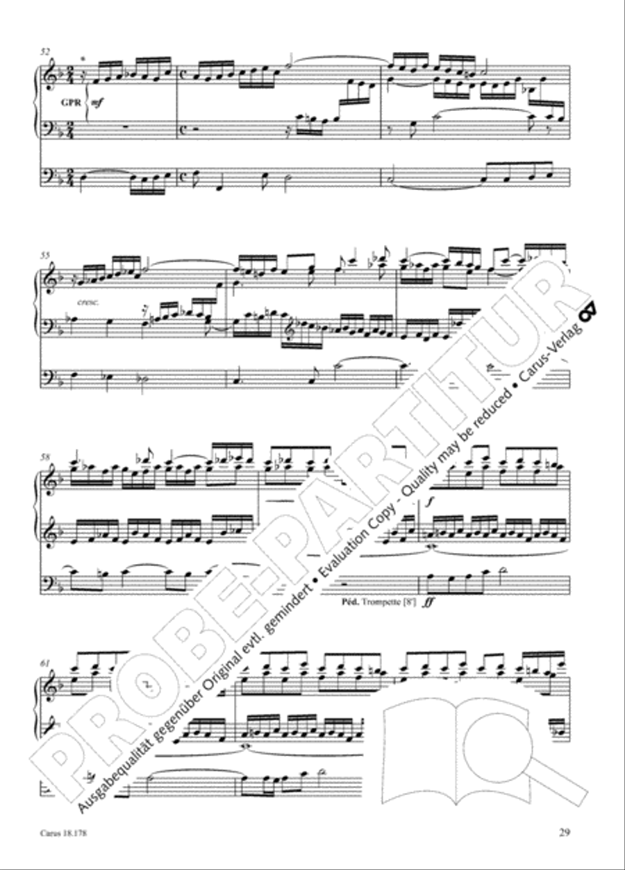 Symphonie No. II pour Orgue Organ scores gallery preview page 44