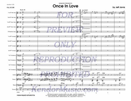 Once In Love (Full Score)