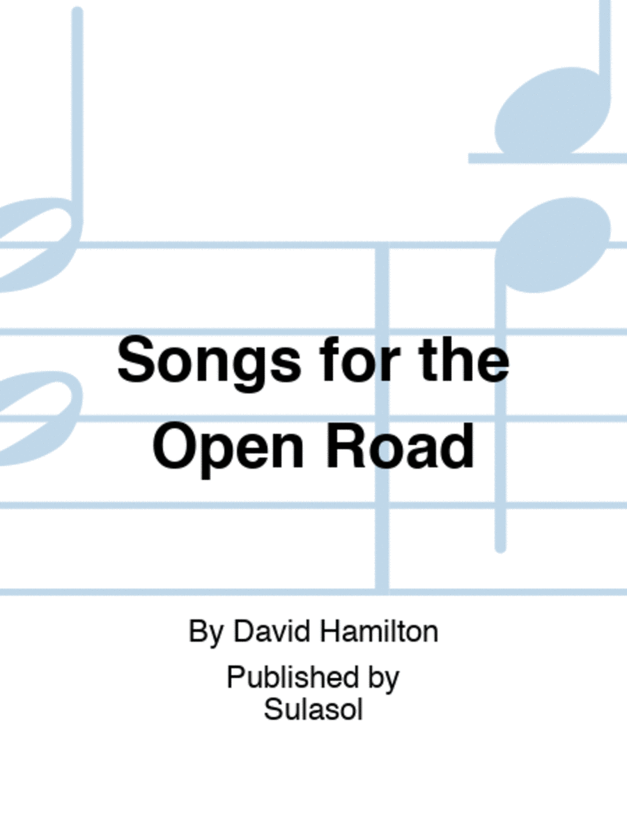 Songs for the Open Road TTBB scores gallery preview page 1