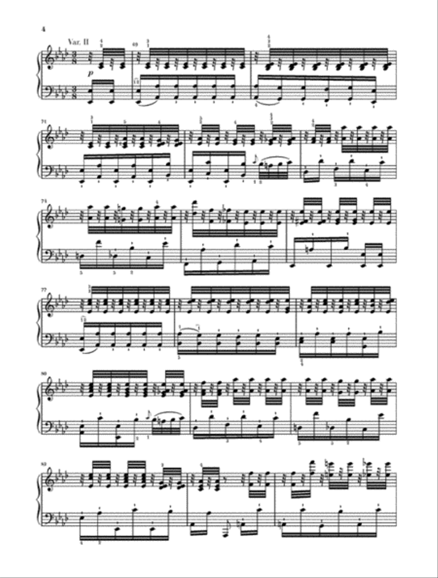 Piano Sonata No. 12 in A-flat Major, Op. 26 (Funeral March) Piano Solo scores gallery preview page 4