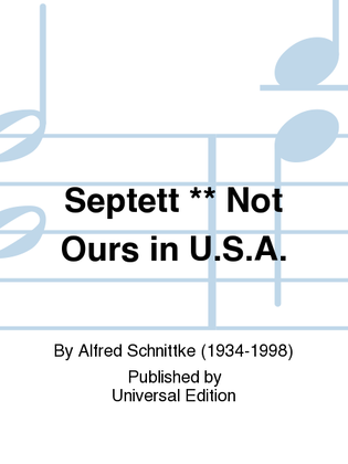 Septett ** Not Ours in U.S.A.