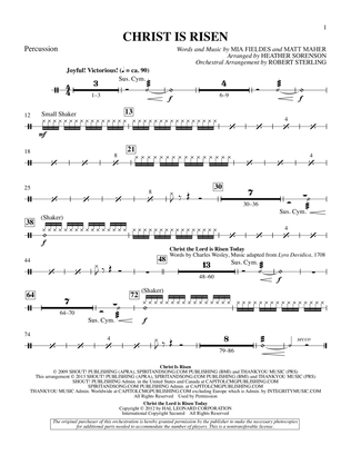 Christ Is Risen (from "The Beautiful Christ") - Percussion